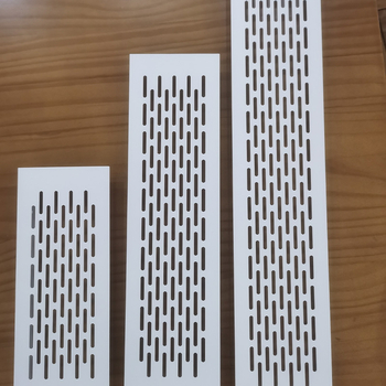 80 mm aluminijska legura prozračna mreža za garderobu, pravokutni ventilacijski panel