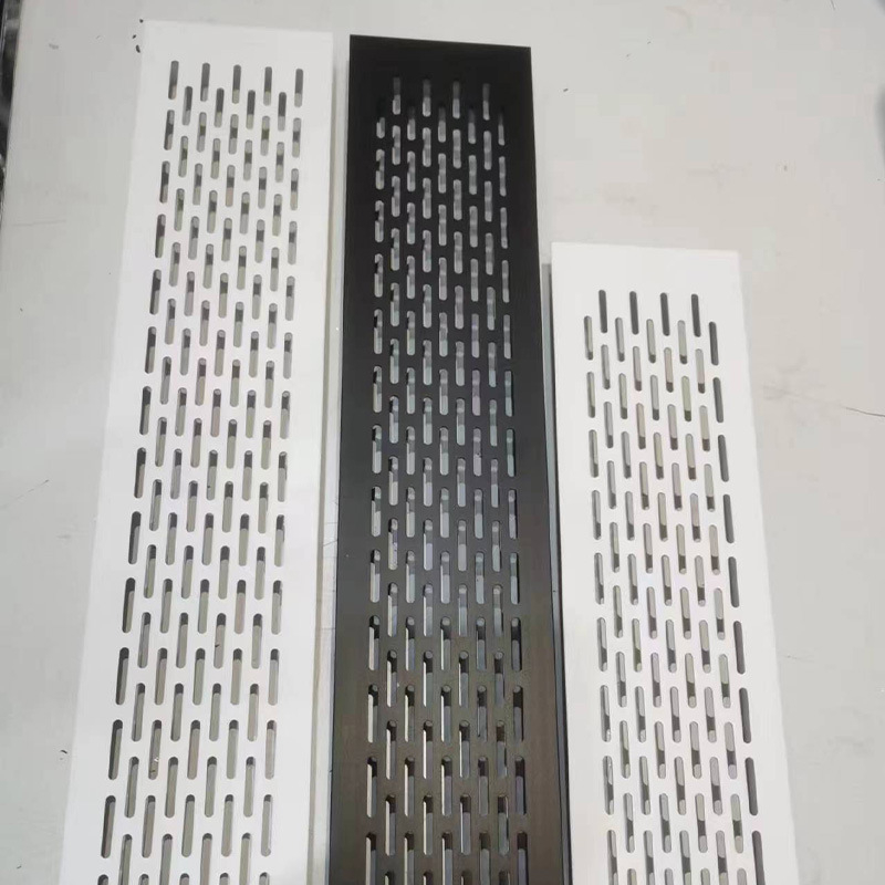 80 mm aluminijska legura prozračna mreža za garderobu, pravokutni ventilacijski panel