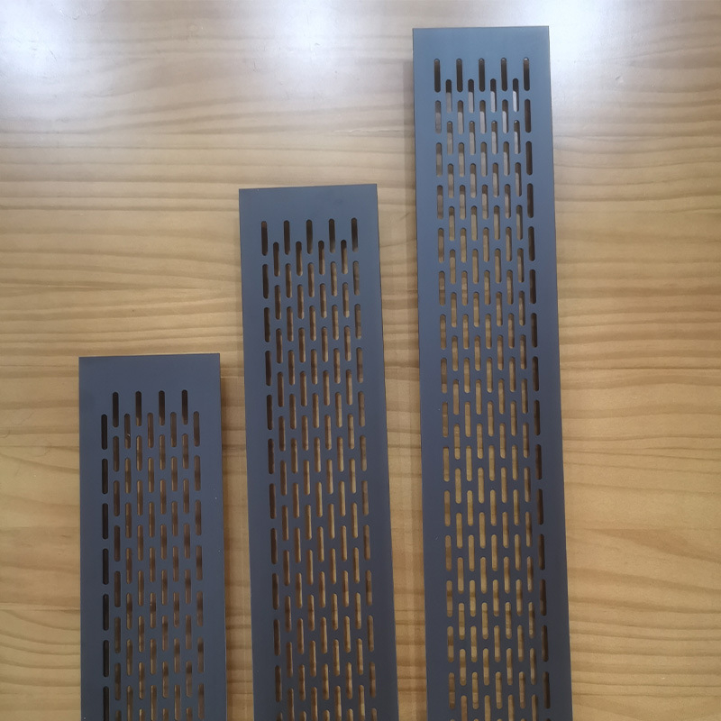 80 mm aluminijska legura prozračna mreža za garderobu, pravokutni ventilacijski panel