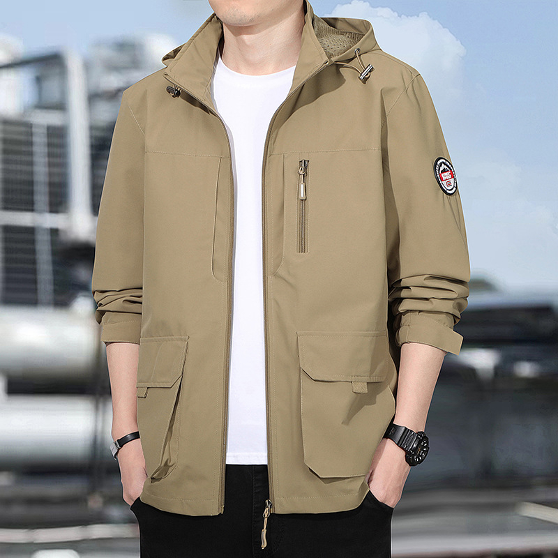 M-8XL plusz méret téli kabát fleece béléssel, férfi hétköznapi dzseki gallérral
