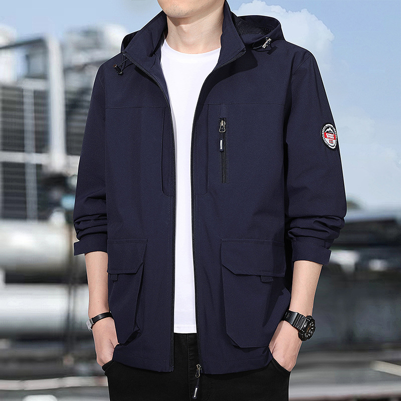 M-8XL plusz méret téli kabát fleece béléssel, férfi hétköznapi dzseki gallérral