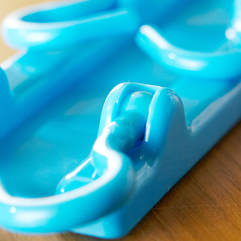 Set od 6 ljepljivih kuka za strop u kuhinji – za posuđe i pribor, čvrsta plastika