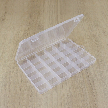 Višestruka kutija za pohranu perlica s pregradama, prozirni PP plast, DIY kutija za nakit