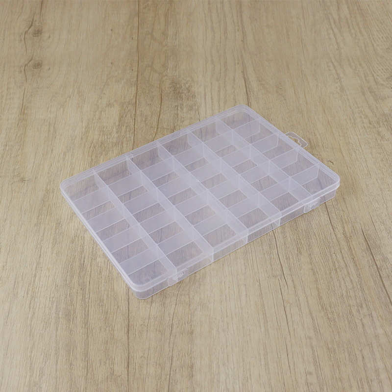 Višestruka kutija za pohranu perlica s pregradama, prozirni PP plast, DIY kutija za nakit