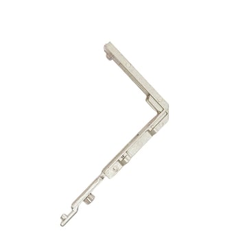 Aluminijski kutni aktuator za prozore s unutarnjim otvaranjem i unutarnjim preokretom, cinkova legura, model A1003, Juba, europski standard