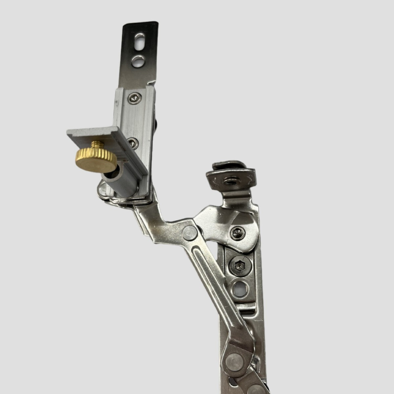 Odvojiva šarka za kasetni prozor od aluminijske legure, sa skrivenim 180° kliznim držačem za mrežni prozor