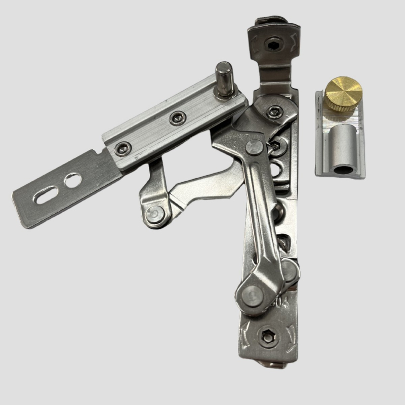 Odvojiva šarka za kasetni prozor od aluminijske legure, sa skrivenim 180° kliznim držačem za mrežni prozor