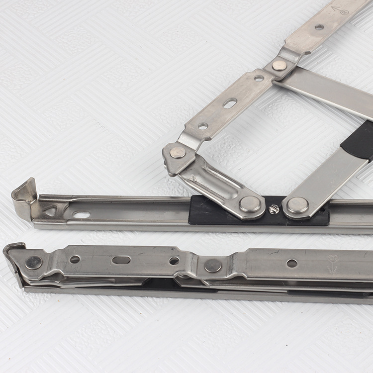 Šarka za prozor kasetnog tipa s četiri poveznice, prašinu otporna klizna potpora, aluminijski profil