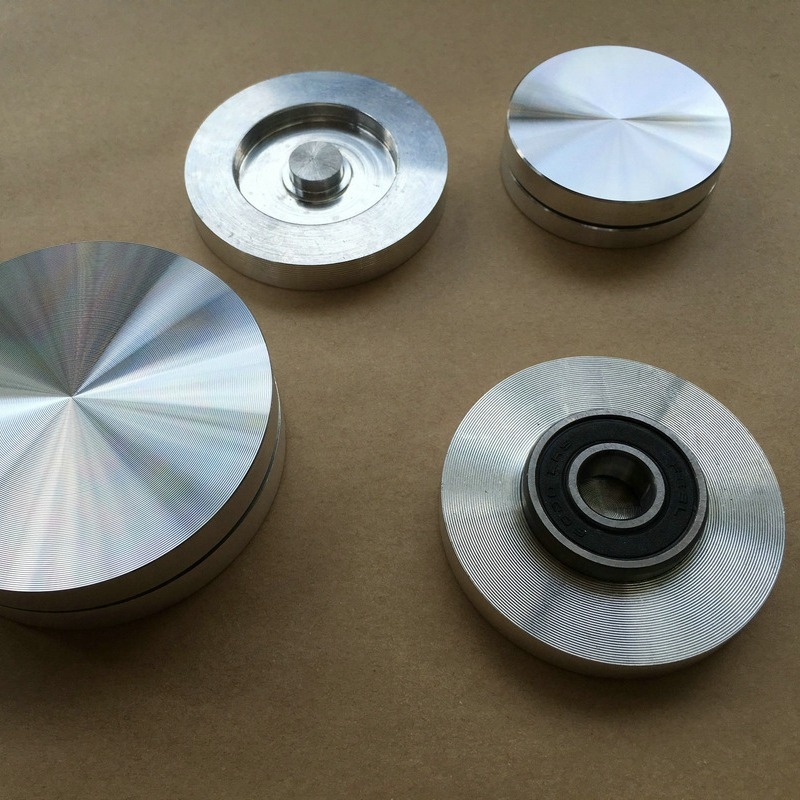 Dvostruki aluminijski tortni disk s ležajem za staklenu okretnoj ploču