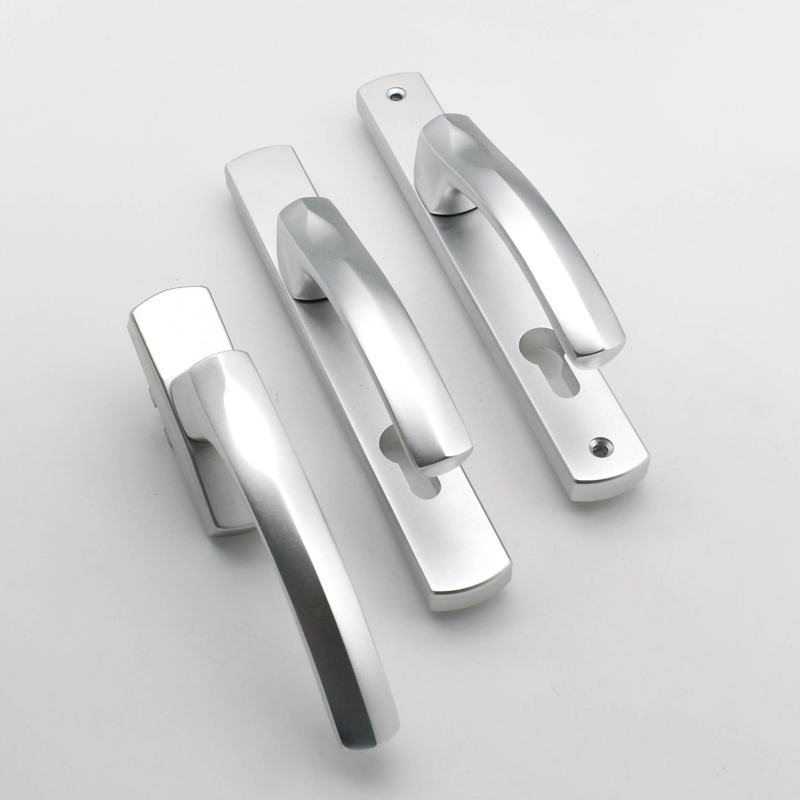 Kovana kvaka za vrata od anodiziranog aluminija za termoizolirane aluminijske vrata
