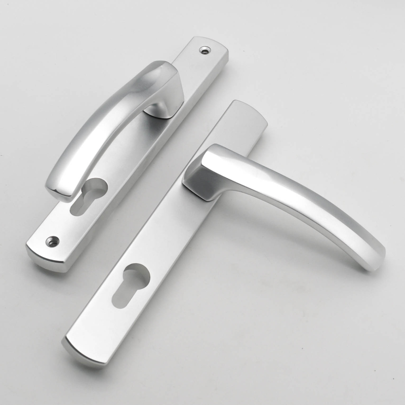 Kovana kvaka za vrata od anodiziranog aluminija za termoizolirane aluminijske vrata