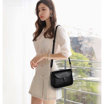 Ženska PU crossbody torba, novi model 2026, velik kapacitet, lagana, elegantna dnevna torba preko ramena