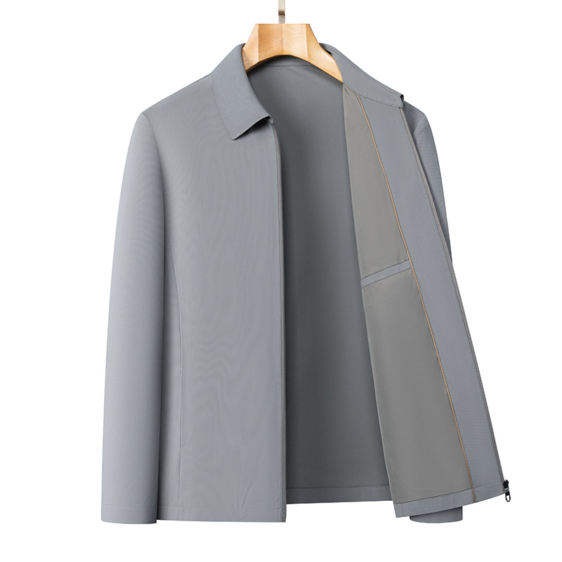 Belloni muška ljetna jakna od Ice-Silk za hlađenje i zaštitu od sunca, lagana, prozračna, uski kroj, bez kapuljače, zip front, jednobojna, bočne džepove, poslovno casual stil