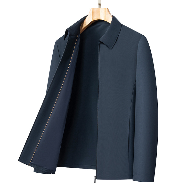 Belloni muška ljetna jakna od Ice-Silk za hlađenje i zaštitu od sunca, lagana, prozračna, uski kroj, bez kapuljače, zip front, jednobojna, bočne džepove, poslovno casual stil
