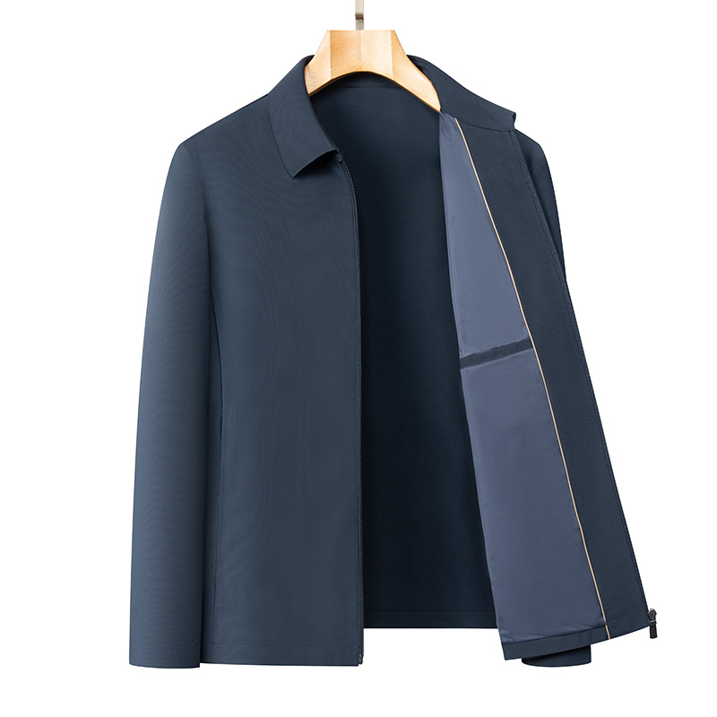 Belloni muška ljetna jakna od Ice-Silk za hlađenje i zaštitu od sunca, lagana, prozračna, uski kroj, bez kapuljače, zip front, jednobojna, bočne džepove, poslovno casual stil
