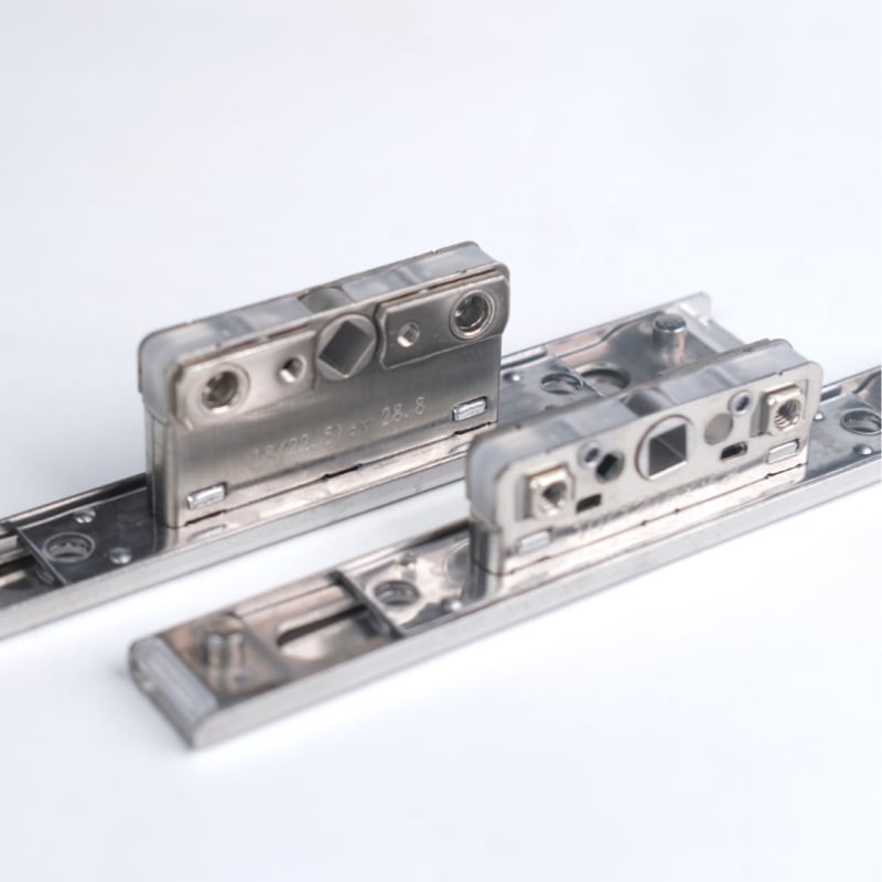 Kutija za brave za vrata i prozore od aluminija Broken-Bridge, nehrđajući čelik, integrirano tijelo brave