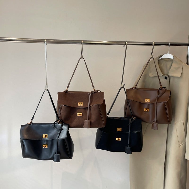 2025 nova ženska mat torba za svakodnevno nošenje, Melard stil, torba preko ramena (crossbody)