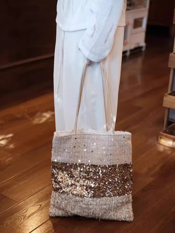 Torba preko ramena od platna, velika zapremina, dnevna crossbody torba za žene, diskretan luksuz