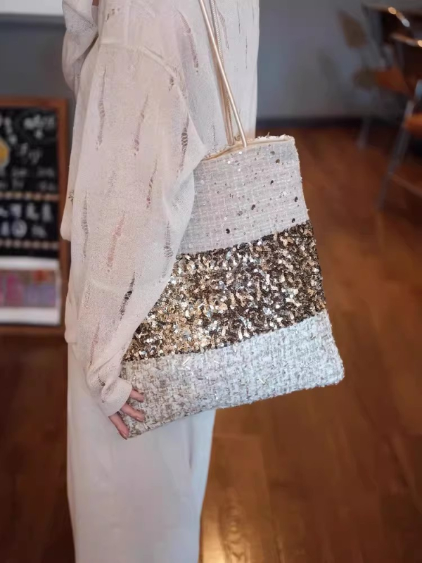 Torba preko ramena od platna, velika zapremina, dnevna crossbody torba za žene, diskretan luksuz