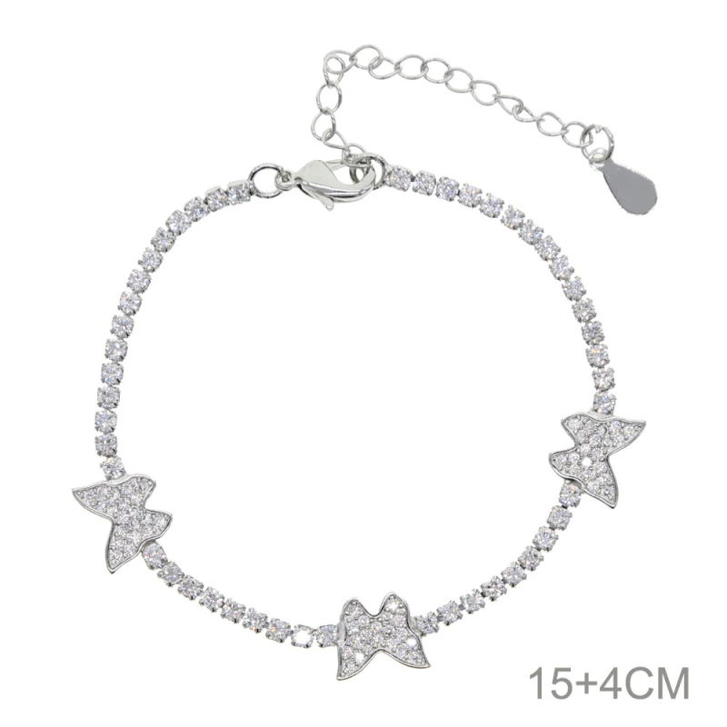 2 mm zirconij choker s motivom leptira – odvažan, moderan ženski nakit
