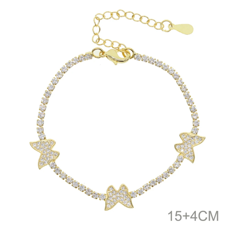 2 mm zirconij choker s motivom leptira – odvažan, moderan ženski nakit