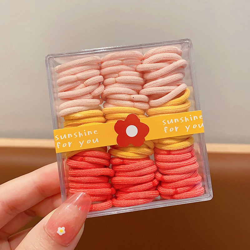 Gyerekeknek szánt candy színű hajgumik – kíméletesek a hajhoz, kiegészítő a copfhoz