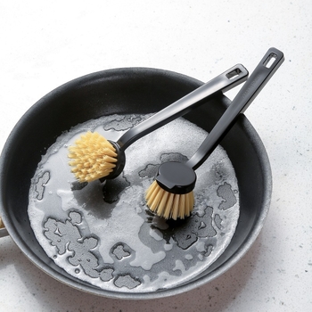 Japanski stil četke za lonce s dugim držalom, kućno čišćenje u kuhinji, bez otpadanja vlakana, pogodna za posude s neprijanjajućom površinom