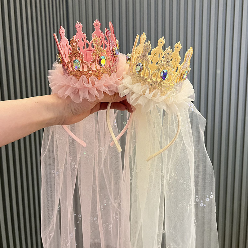 Krona za djecu, dodaci za kosu za rođendan, dječje gumice i štipaljke za kosu, veo za nastupe i fotografiranje, modne dječje trake za kosu