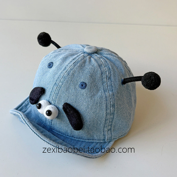 Bejbi denim baseball kapa za proljeće 2026, unisex, kratki šilt, kupolasta kruna, prozračna, zaštita od sunca