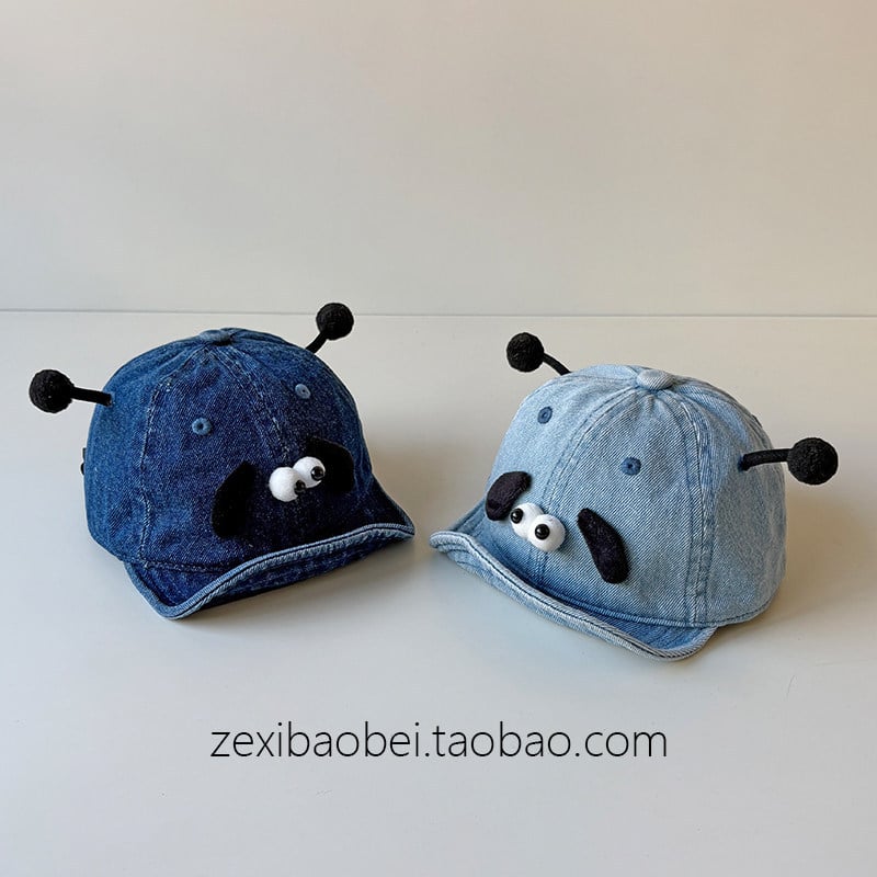 Bejbi denim baseball kapa za proljeće 2026, unisex, kratki šilt, kupolasta kruna, prozračna, zaštita od sunca