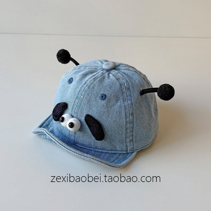 Bejbi denim baseball kapa za proljeće 2026, unisex, kratki šilt, kupolasta kruna, prozračna, zaštita od sunca