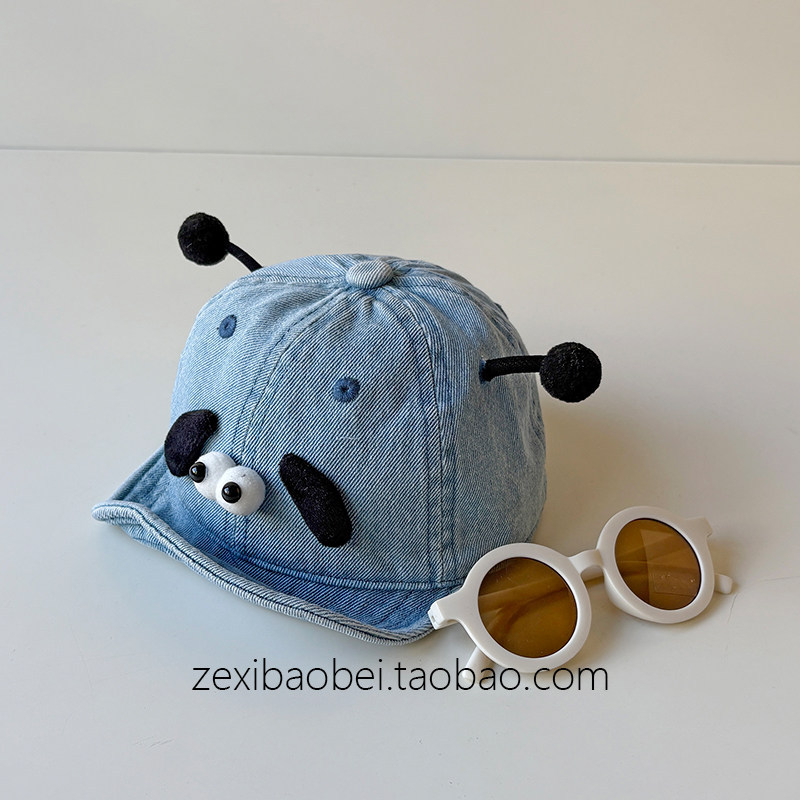 Bejbi denim baseball kapa za proljeće 2026, unisex, kratki šilt, kupolasta kruna, prozračna, zaštita od sunca