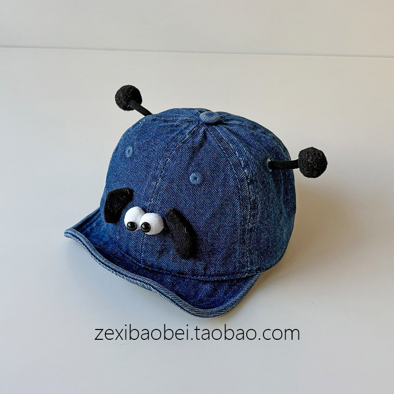 Bejbi denim baseball kapa za proljeće 2026, unisex, kratki šilt, kupolasta kruna, prozračna, zaštita od sunca