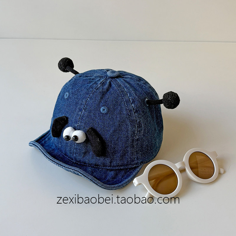 Bejbi denim baseball kapa za proljeće 2026, unisex, kratki šilt, kupolasta kruna, prozračna, zaštita od sunca