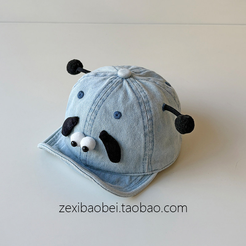 Bejbi denim baseball kapa za proljeće 2026, unisex, kratki šilt, kupolasta kruna, prozračna, zaštita od sunca