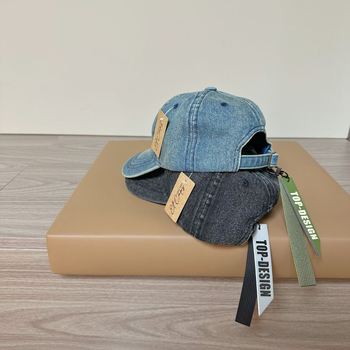 Dječja denim baseball kapa s zakrivljenim rubom, jednostavne boje, s personaliziranom etiketom, unisex, za djecu 4–6 i 8–10 godina, novi proljetno-jesenski model