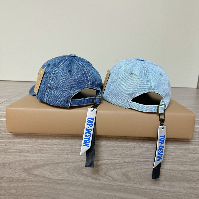 Dječja denim baseball kapa s zakrivljenim rubom, jednostavne boje, s personaliziranom etiketom, unisex, za djecu 4–6 i 8–10 godina, novi proljetno-jesenski model