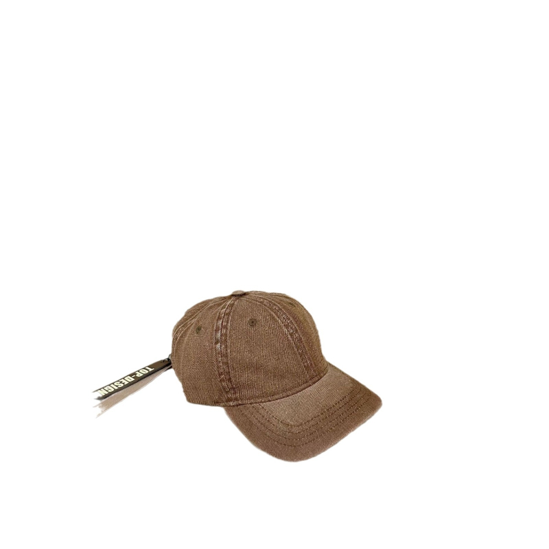 Dječja denim baseball kapa s zakrivljenim rubom, jednostavne boje, s personaliziranom etiketom, unisex, za djecu 4–6 i 8–10 godina, novi proljetno-jesenski model