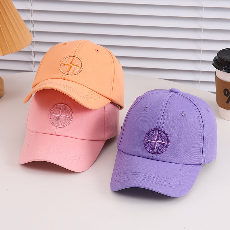 Dječja baseball kapa u korejskom stilu, unisex, pamuk, zakrivljeni obod, streetwear inspirirana