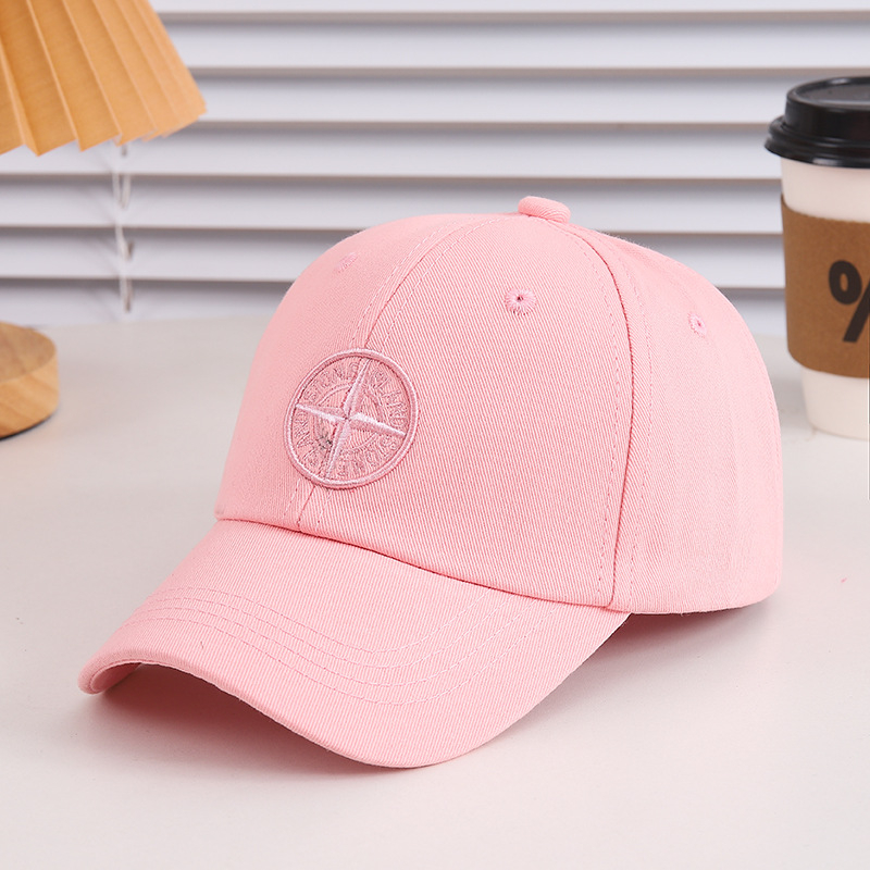 Dječja baseball kapa u korejskom stilu, unisex, pamuk, zakrivljeni obod, streetwear inspirirana