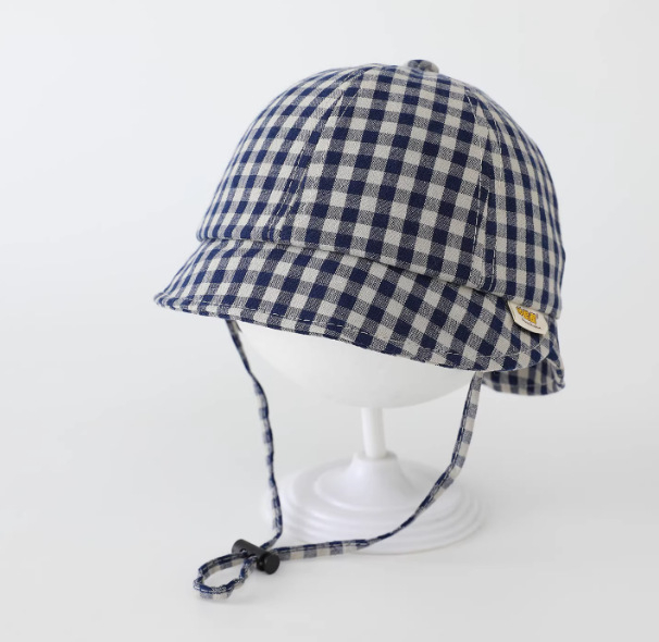 Dječja bucket kapa s prugama i širokim obodom, unisex, za bebe i djecu uzrast 6-24 mjeseci, zaštita od sunca, prozračna.