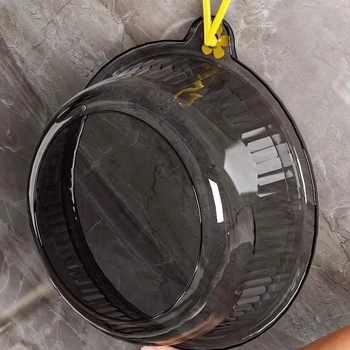 Prozirna PET debela posuda za pranje lica, kućnu upotrebu u kuhinji, pranje povrća i mijesanje tijesta — moderan minimalistički dizajn