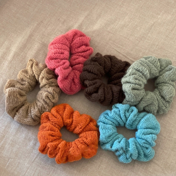 Korejskog stila šarene pletene vunene gumice za kosu, univerzalni scrunchies i trake za kosu za jesen i zimu