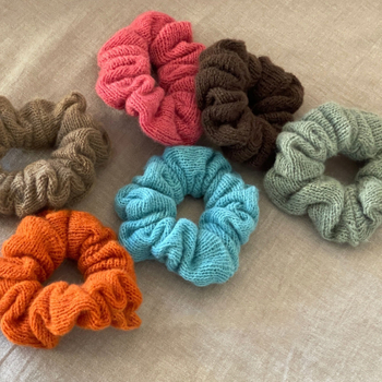 Korejskog stila šarene pletene vunene gumice za kosu, univerzalni scrunchies i trake za kosu za jesen i zimu