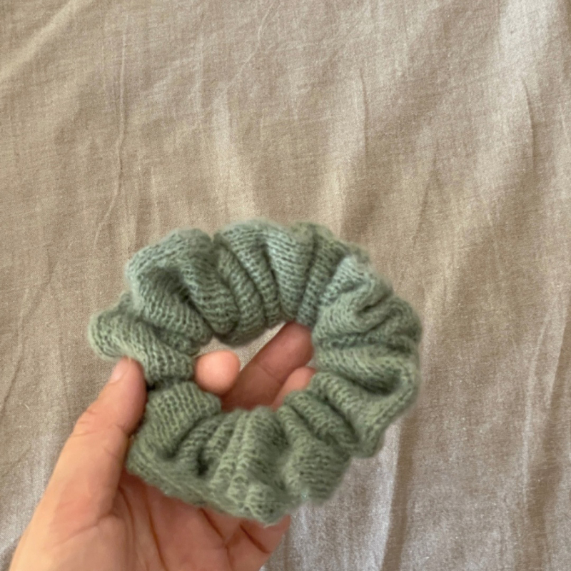 Korejskog stila šarene pletene vunene gumice za kosu, univerzalni scrunchies i trake za kosu za jesen i zimu