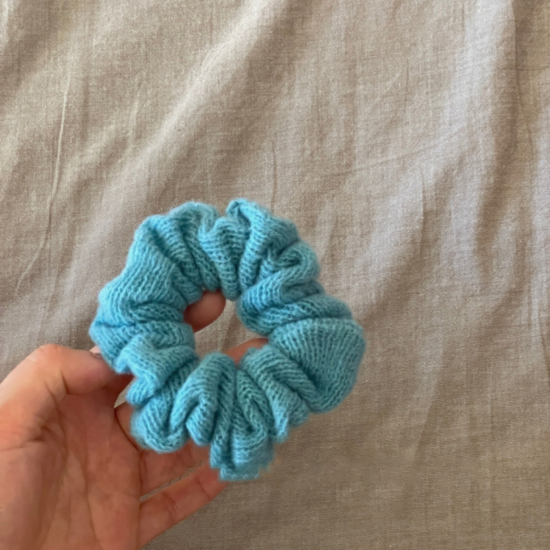 Korejskog stila šarene pletene vunene gumice za kosu, univerzalni scrunchies i trake za kosu za jesen i zimu