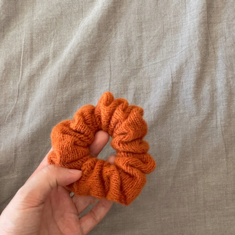 Korejskog stila šarene pletene vunene gumice za kosu, univerzalni scrunchies i trake za kosu za jesen i zimu