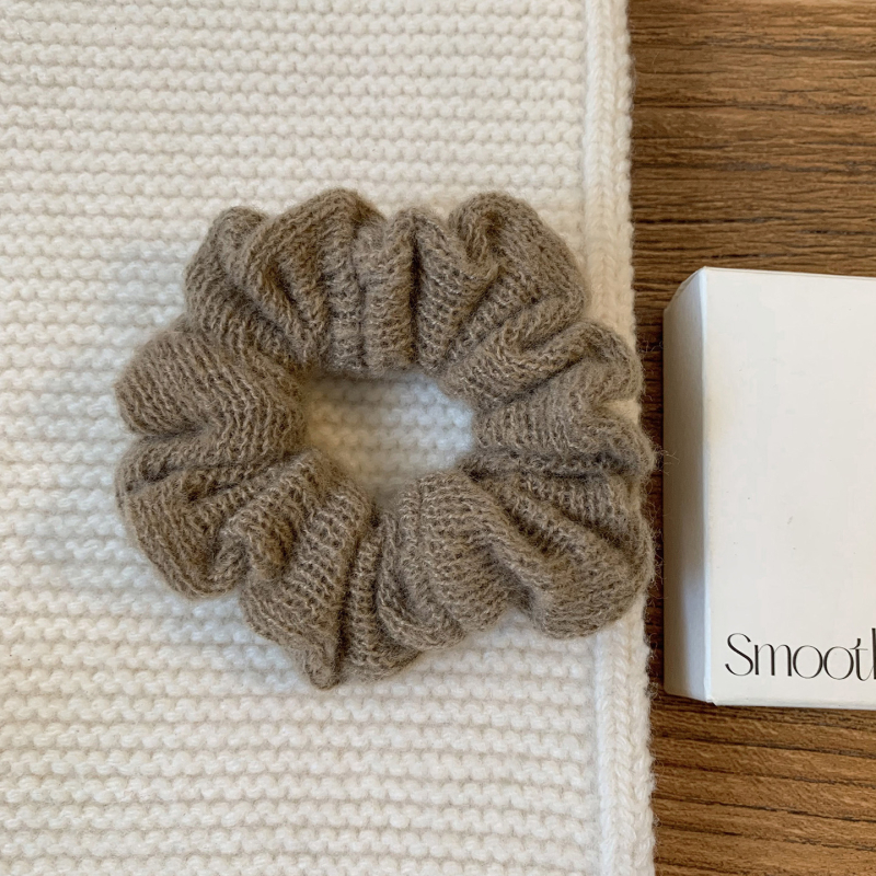 Korejskog stila šarene pletene vunene gumice za kosu, univerzalni scrunchies i trake za kosu za jesen i zimu