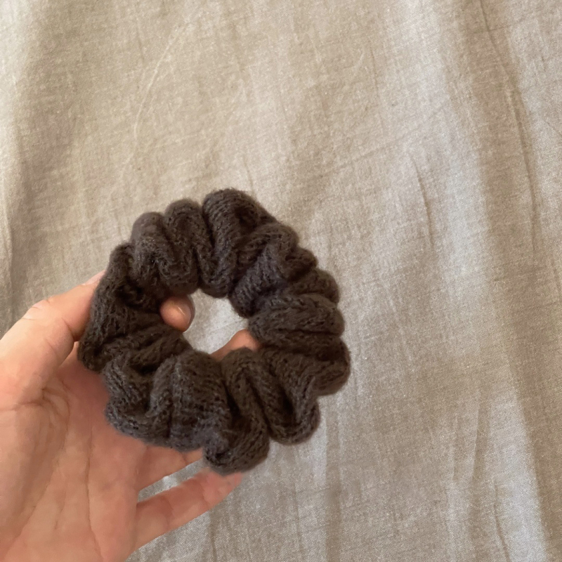 Korejskog stila šarene pletene vunene gumice za kosu, univerzalni scrunchies i trake za kosu za jesen i zimu