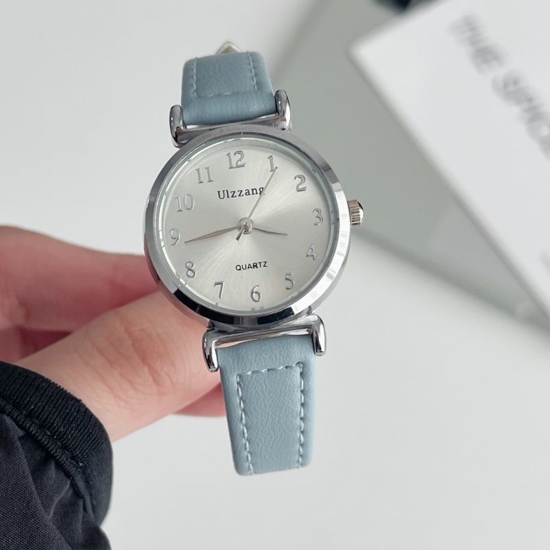 Ženski sat u prirodnom minimalističkom stilu, analogni kvarc, 26 mm brojčanik, kaiš od umjetne kože